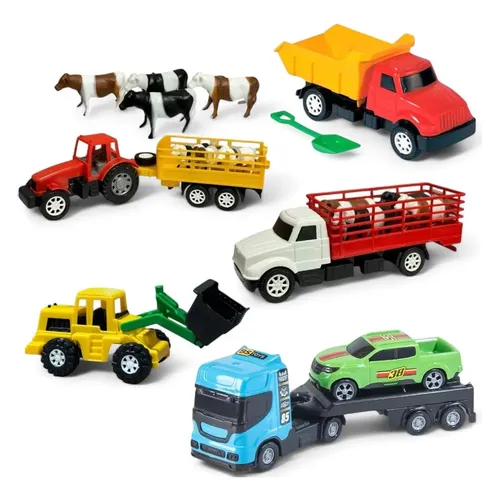 Container Truck Toy 1:65 Alloy Shell Vivid Tractor Trailer