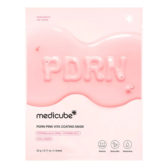 Mascara Facial Medicube PDRN Pink Vita Coating Mask