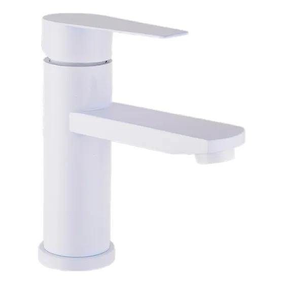 Monomando Lavabo U Ovalin Baño Acero Inoxidable 304 Blanco Polar W Acabado Mate