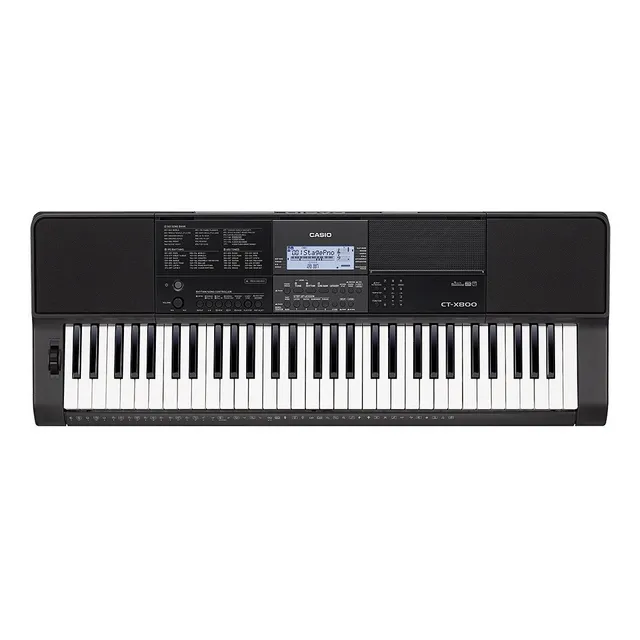 Teclado musical Casio Standard CT-X800 61 teclas negro 9.5V