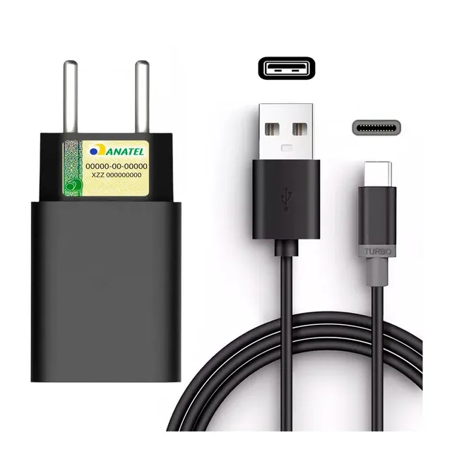 Carregador Para Xiaomi Turbo Usb C Mi A2 A3 Dua Mi Mix 3