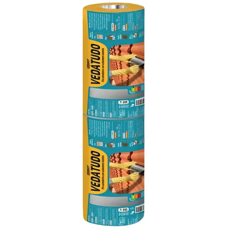 Fita Asfáltica Autoadesiva Aluminizado 90cm X 10m Vedacit