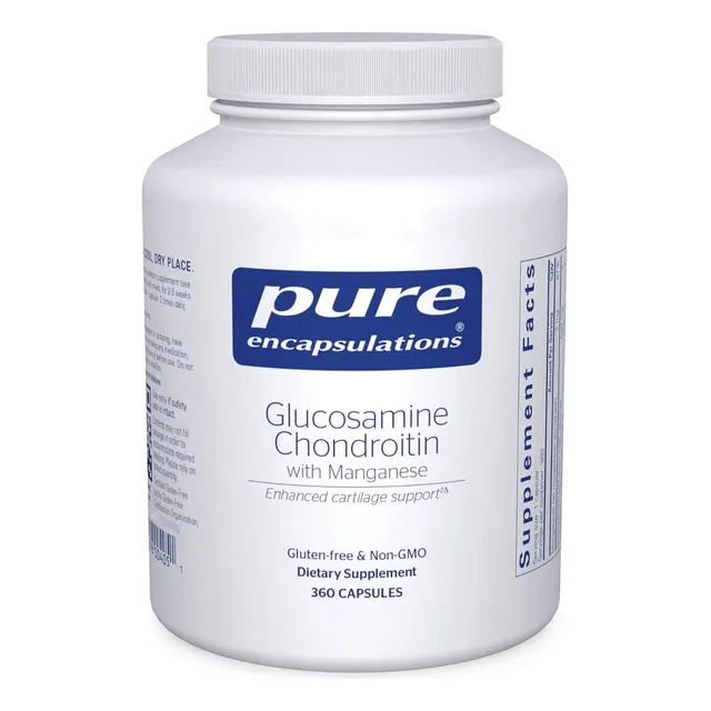 Glucosamina Condroitina + Manganeso Pure Encapsulations 360 Sabor Sin Sabor