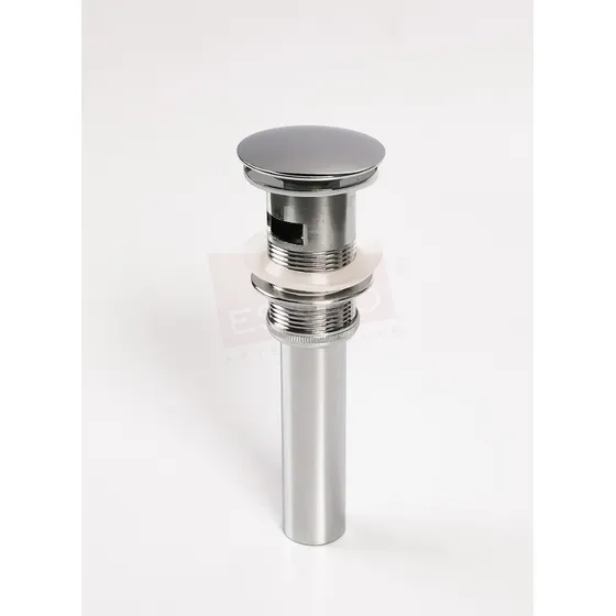 Esatto® Contra Válvula Push Pop-up Lavabo C/rebosadero Cromo