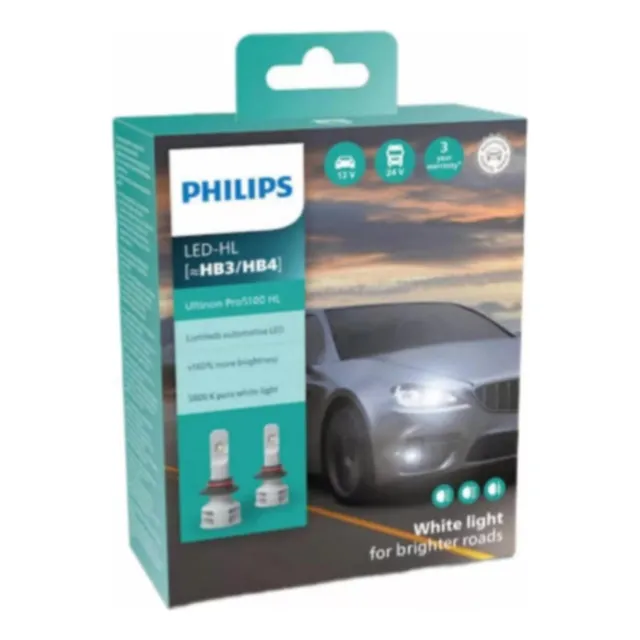 Lâmpada Led Philips Ultinon Pro5100 +160% 6000k Lm Original