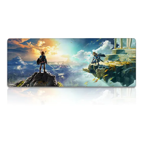 Alfombrilla Mouse Para Videojuego Impermeable Base Goma 31.5