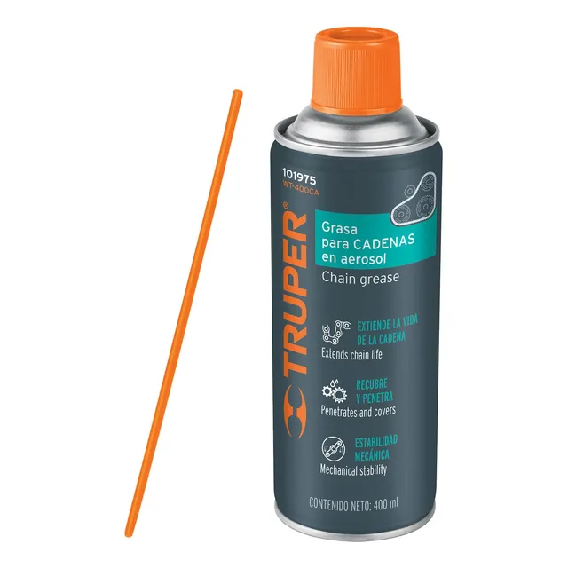 Lubricante Para Cadenas En Spray 400 Ml, Truper
