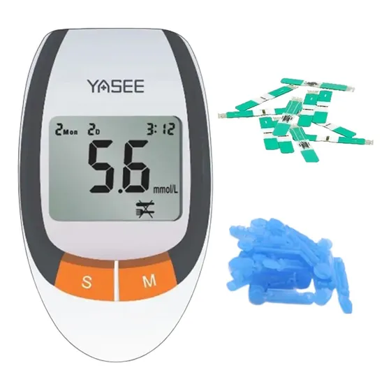 Checador De Glucosa, Mxgyk-001, 1 Kit, Prueba 8 Seg, Memoria