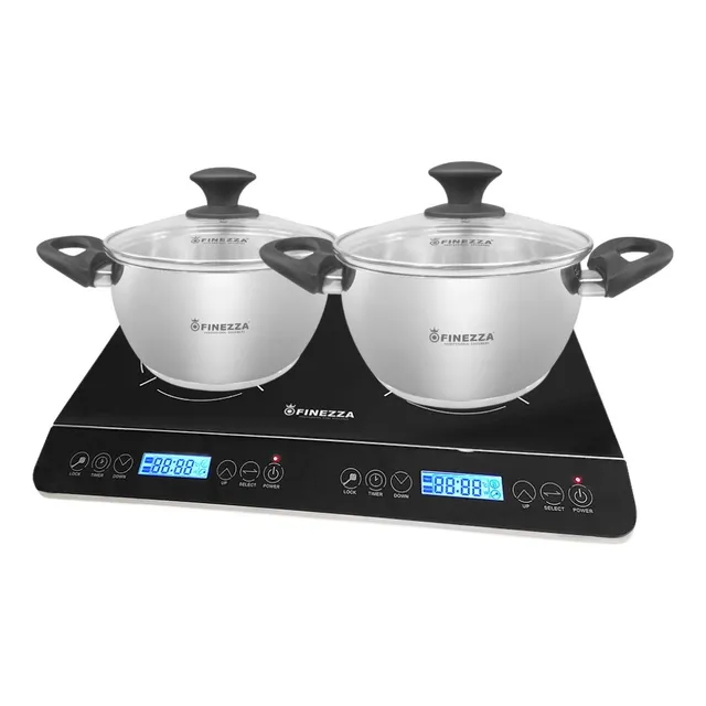 Tricombo Finezza Cocina De Induccion + Olla N°18 + Olla N°20