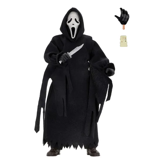Figura De Acción Neca Scream Ghostface De 20 Cm Vestida Con
