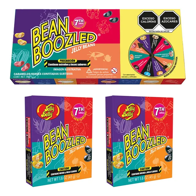 Gomitas Jelly Belly Bean Boozled Con Ruleta + 2 Repuestos
