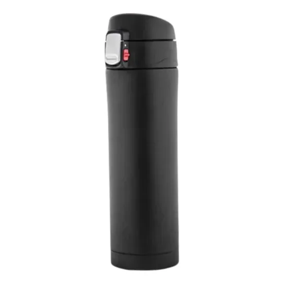 Botella Térmica De Acero Inoxidable 500ml Con Tapa Negro