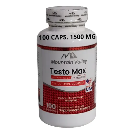 Testo Max Testosterone Booster 60 Cap. 1500mg Usa Import