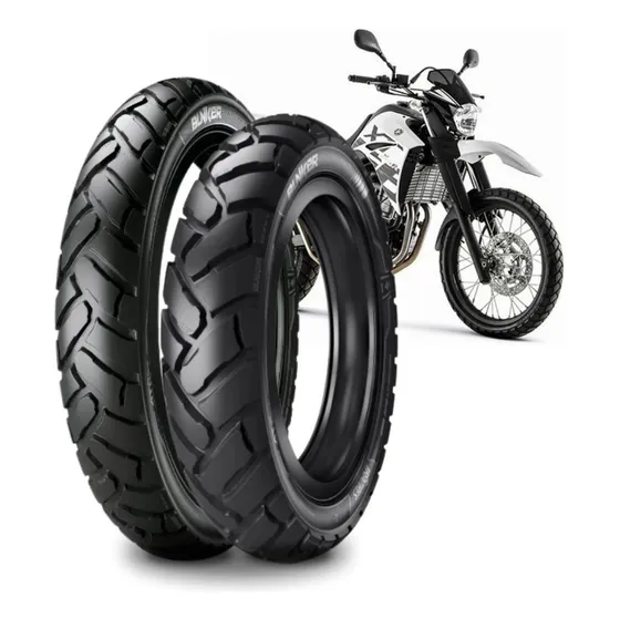 Pneu Ira Bunker 90/90-21 + 120/90-17 Xt600 Falcon Nx400