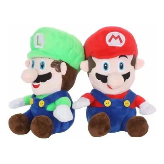 Peluche Mario Bros O Luigi  19cm Niño Bebe Juguete 