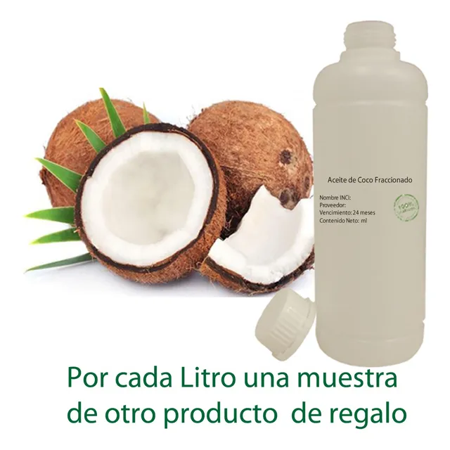 Aceite De Coco Fraccionado Capryl Caprylic (líquido) 1 Litro