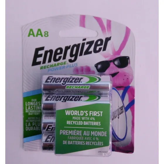 Pilas Energizer Doble (aa) Recargable Pack De 8 Unidades New