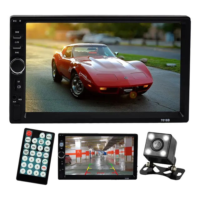 Stereo Auto Doble Din Pantalla Tactil Mirrorlink Camara Rev!