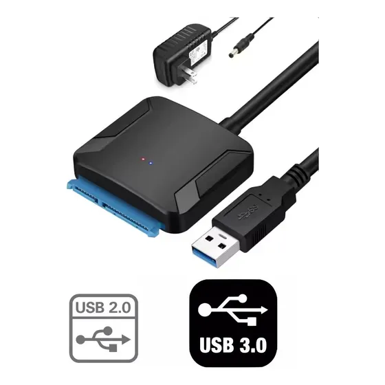 Convertidor Sata A Usb 3.0 Discos Duros 3.5 Y 2.5 Adaptador