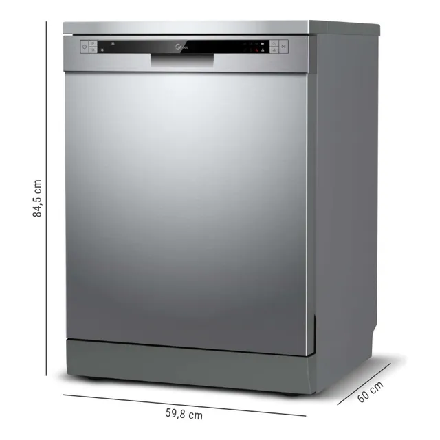 Lavavajillas Midea Silver 12 Sets Mlv-12si5203