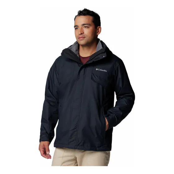 Parka 3 En 1 Hombre Bugaboo Iii Fleece Negro Columbia