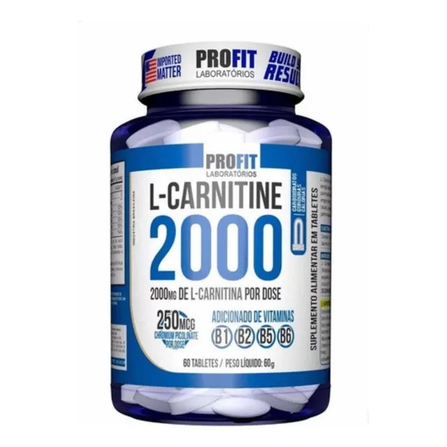 Termogenico L Carnitina 2000 Profit  Pote 60 Cápsulas