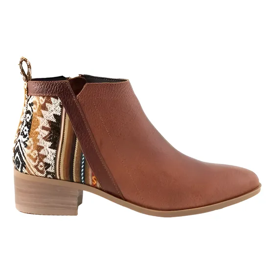 Botas Dama Mujer Inkkas Brown Leather