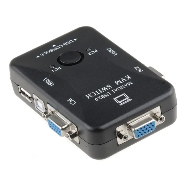 Selector Kvm Vga - 2 Pc - A 1 Monitor