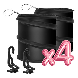 2 Bote Basura Plegable Universal Portátil Vehículo Ganchos 2 Bote Basura Plegable Universal Portátil Vehículo Ganchos