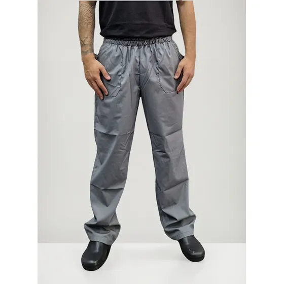 Pantalón Náutico Con Elástico Ropa Trabajo Uniforme Cocina