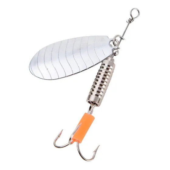 Cuchara Señuelo Triple Giratoria Red Fish 7gr 4075-7g-1 Color Gris
