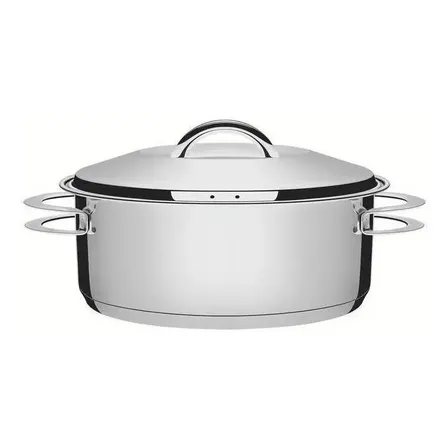 Caçarola de fundo triplo Tramontina Solar 62503/160 de 16 cm e 1,4 litros de aço inoxidável 18/10 com alças