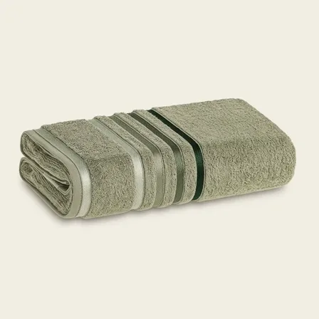 Toalha De Banho Karsten Lumina Unika 70x140 Cm Ultra Macia Eucalipto Lisa 70x140 Banho
