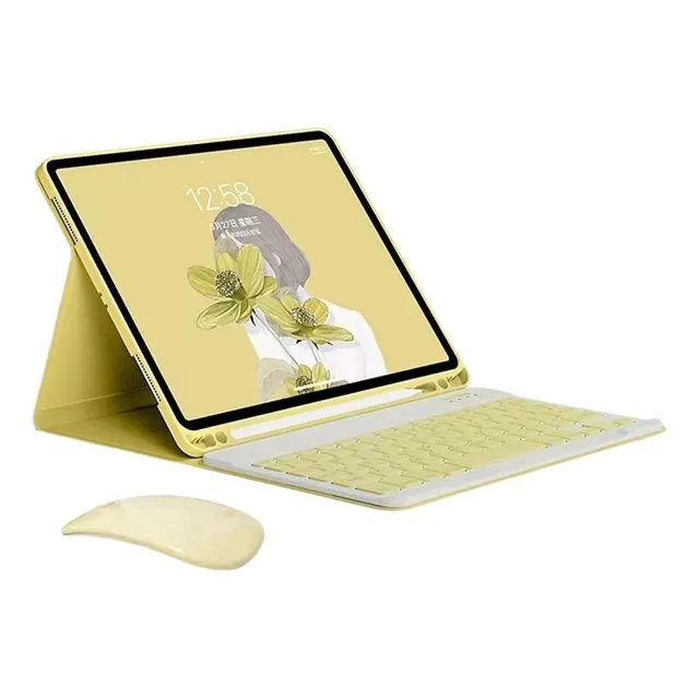 Funda Tablet+ratón+teclado For iPad 9.7 6ta 5ta Generación