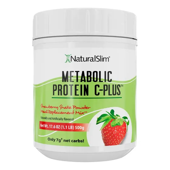 Batido Proteina Metabolica Fresa C-plus Naturalslim Frank Suarez Vitamina C Energía Adelgazar Sustituto Comida Enzima Control Apetito Inmunológico