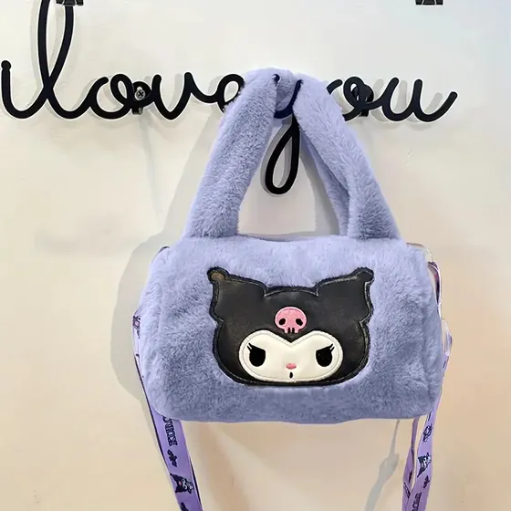 Cartera Bandolera Sanrio Kuromi My Melody Peluche Niñas