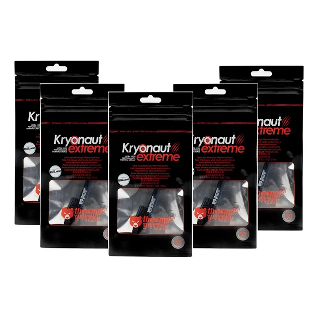 Paquete 5 X Thermal Grizzly Kryonaut Extreme 2g Pasta Térmi