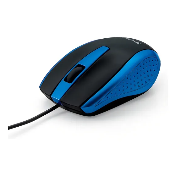 Mouse Optico Verbatim Vb99743 Alambrico Ergonomico Azul