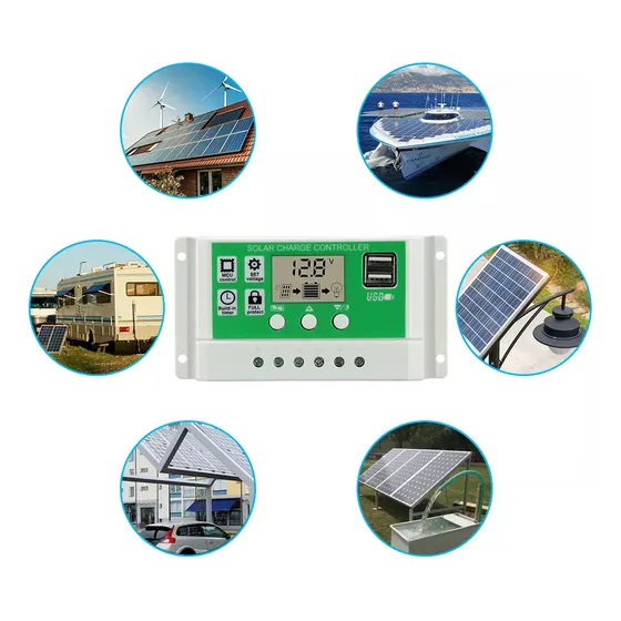 Solstellar 10a Pwm Solar Charge Controller 12/24v Dual Usb