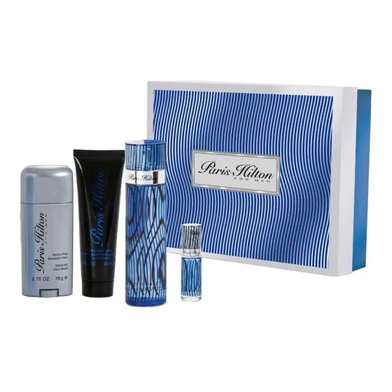 Set 4 Piezas Paris Hilton Para Hombre De Paris Hilton Edt