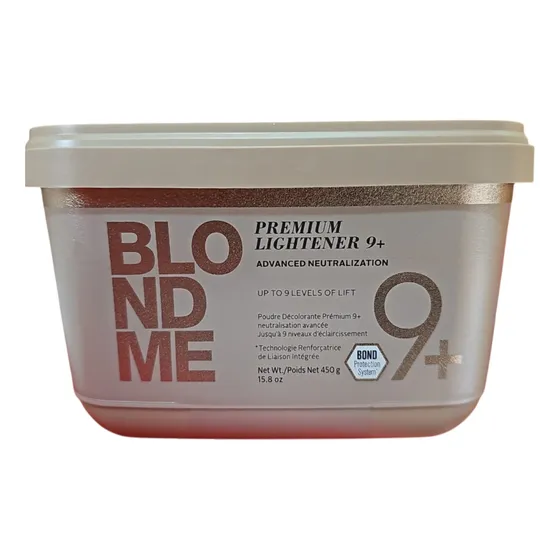 Pó decolorante premium Blondme bond reforcing premium 9 tons emulsão Schwarzkopf Professional 450ml