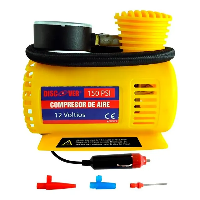 Mini Air Compresor De Emergencia 150 Psi Dc 12v Fy-004