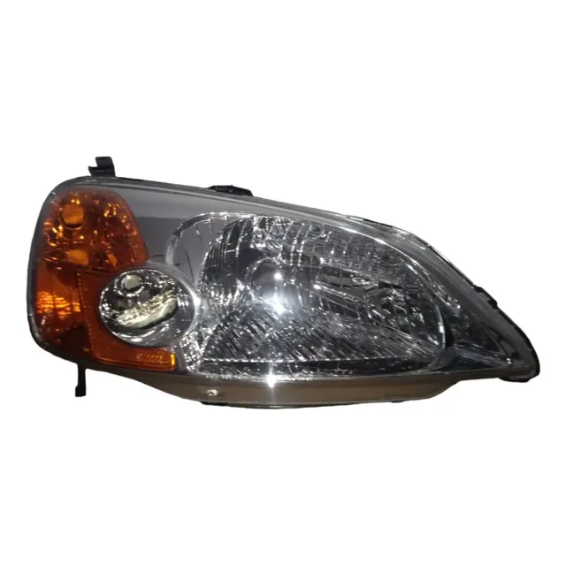Faro Delantero Derecho Rh Honda Civic 01-03 C/amarillo Depo