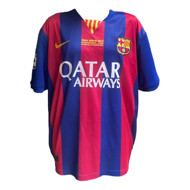 Camisa De Futbol Retro Neymar Jr Local Barcelona 2015