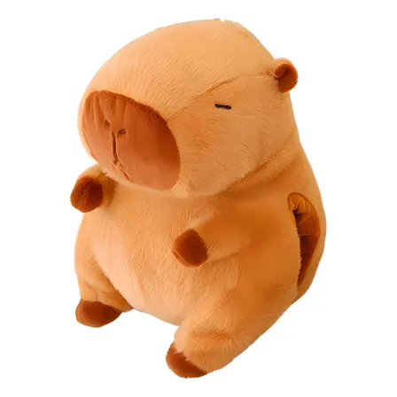 Cojin Almohada Calentador De Manos Peluche Capibara