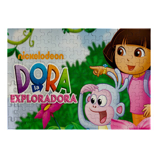 Rompecabezas 117 Piezas Dora Exploradora Botas Caricatura Rompecabezas 117 Piezas Dora Exploradora Botas Caricatura