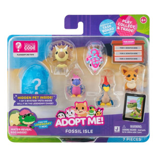 Minifiguras Adoptme Fossil Isle, Paquete De 6 Unidades, Con Minifiguras Adoptme Fossil Isle, Paquete De 6 Unidades, Con