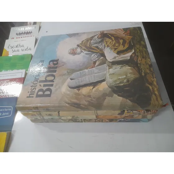 Colegão Histórias Da Bíblia, Editora Abril 4 Volumes, Bem Conservados.