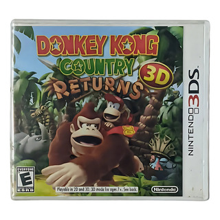 Jogo Donkey Kong Country Returns 3d Original Nintendo 3ds Jogo Donkey Kong Country Returns 3d Original Nintendo 3ds