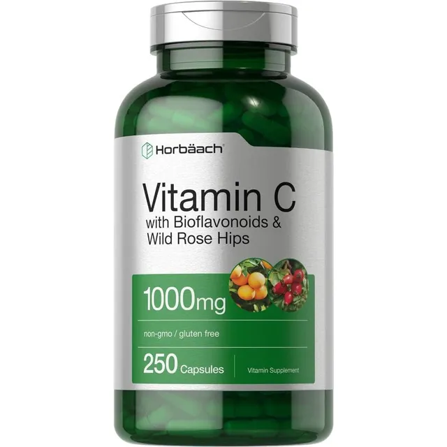 Vitamina C 1000 Mg Con Bioflavonoides Y Rosa Mosqueta 